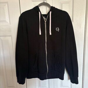 Express Men’s Zip Hoodie, Medium, Black